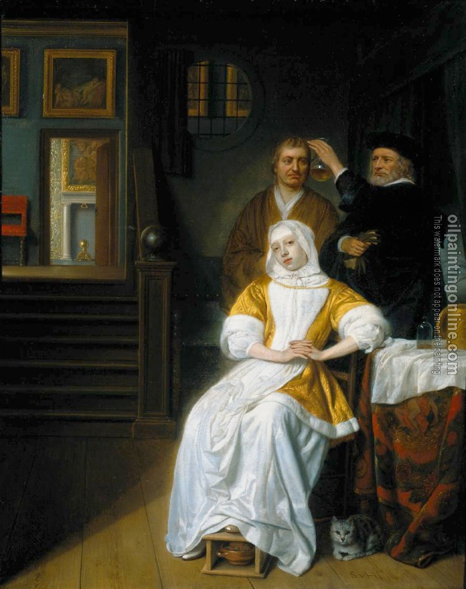 Samuel van Hoogstraten - The anemic lady